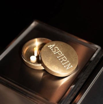 Brass Aspirin Box